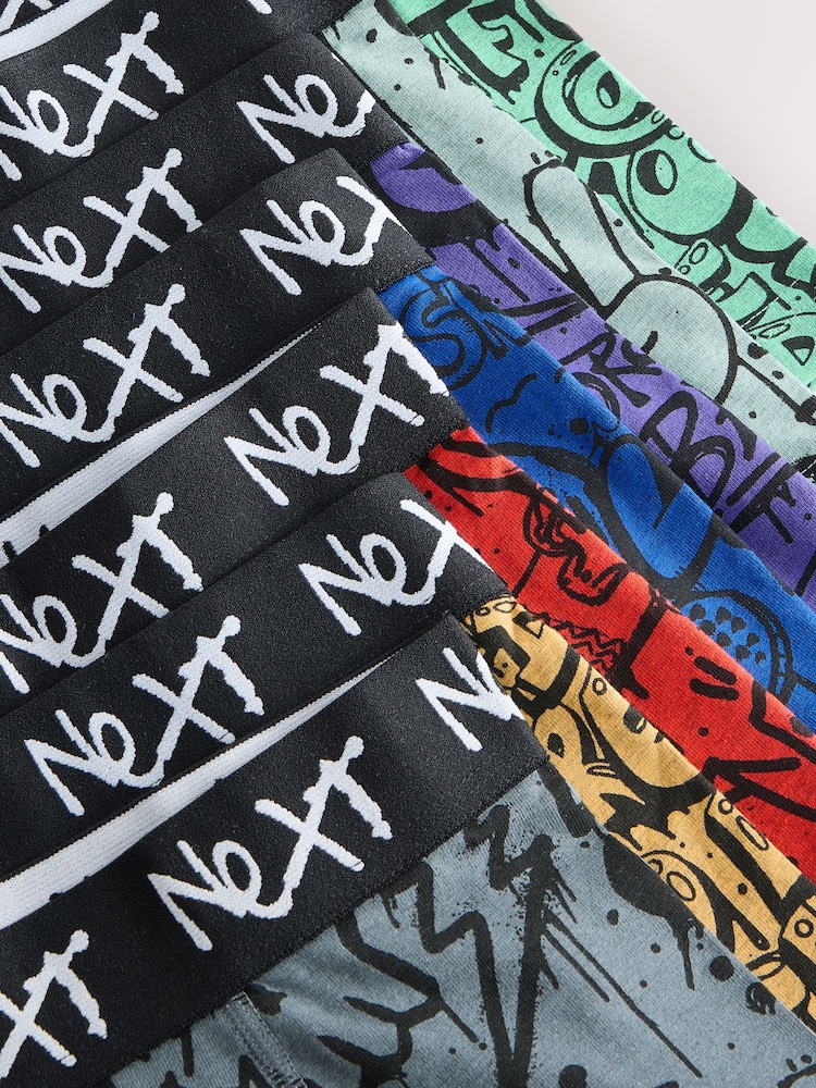Black Graffiti Boxers 7 Pack (3-16yrs) - Image 11 of 11