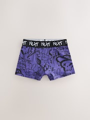 Black Graffiti Boxers 7 Pack (3-16yrs) - Image 5 of 11