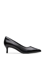 Clarks Black Zarey Court Shoes - Image 1 of 6