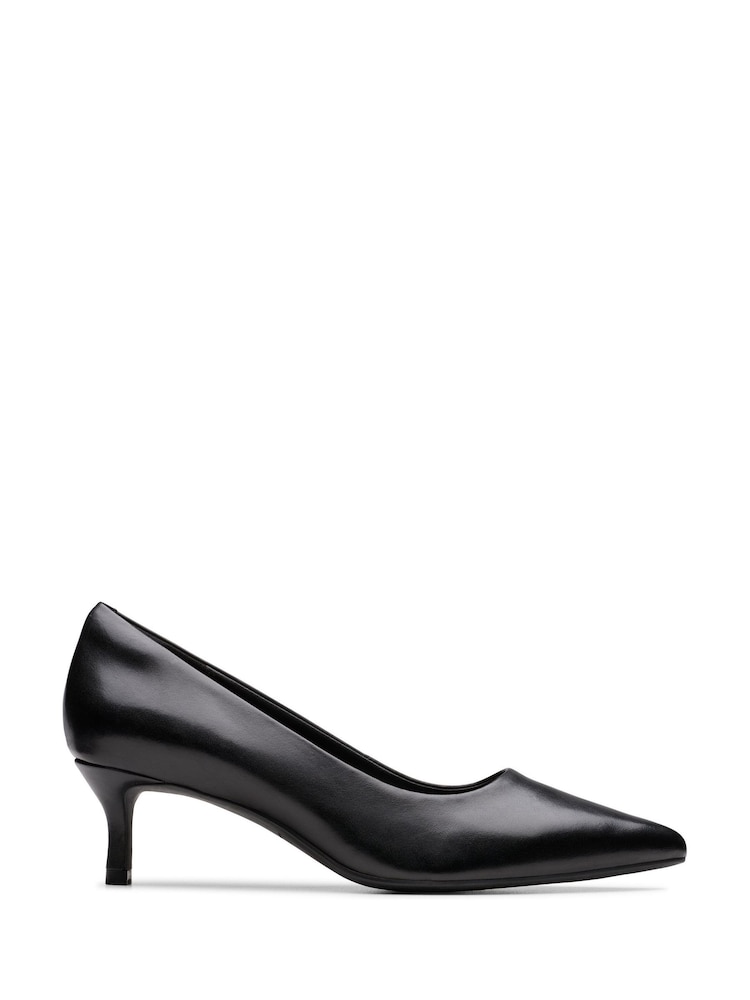 Clarks Black Zarey Court Shoes - Image 1 of 6