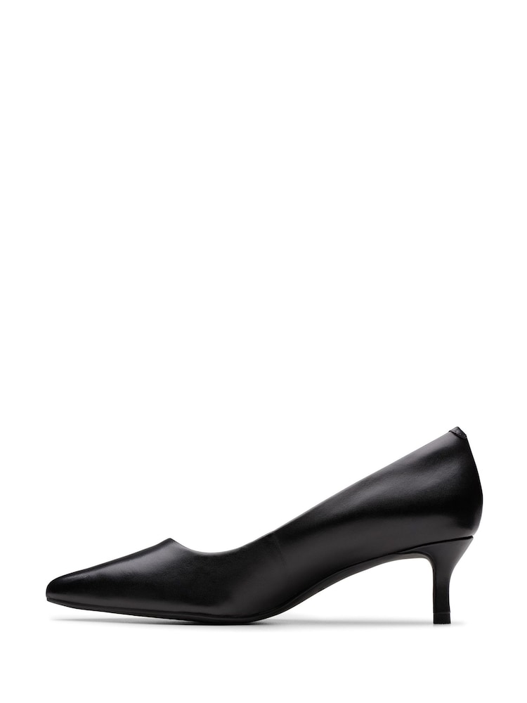 Clarks Black Zarey Court Shoes - Image 2 of 6