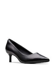 Clarks Black Zarey Court Shoes - Image 3 of 6