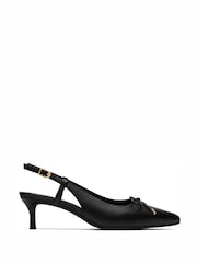 Clarks Black Zarey Bow Shoes - Image 1 of 6