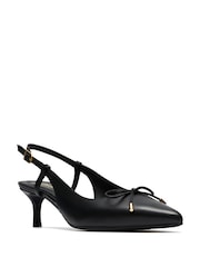 Clarks Black Zarey Bow Shoes - Image 3 of 6