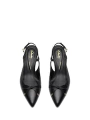 Clarks Black Zarey Bow Shoes - Image 6 of 6