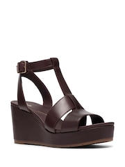 Clarks Brown Sabina Hope Sandals - Image 3 of 6