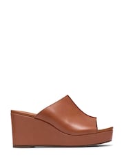 Clarks Brown Sabina Mule Sandals - Image 1 of 6