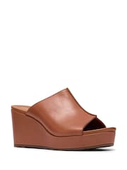 Clarks Brown Sabina Mule Sandals - Image 3 of 6