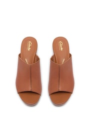 Clarks Brown Sabina Mule Sandals - Image 4 of 6