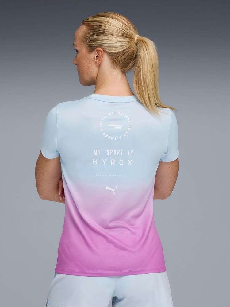 Puma Grey Hyrox Poly Graphic T-Shirt - Image 2 of 5