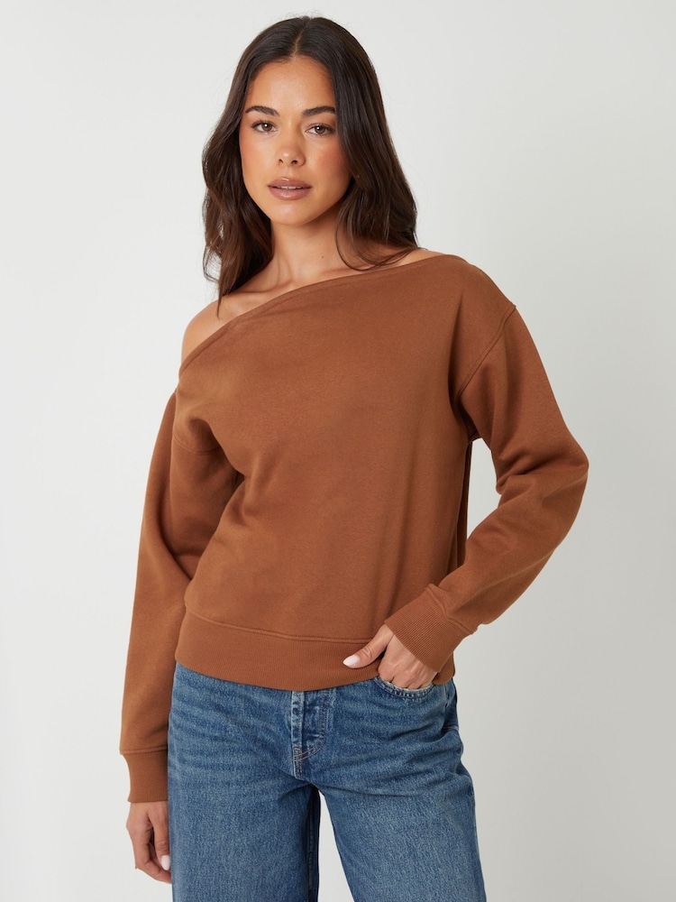 Threadbare Black Slash Neck Sweatshirts 2 Pack - Image 5 of 5 Threadbare Black Slash Neck Sweatshirts 2 Pack - Image 5 of 5