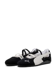 Puma Black/White Speedcat Ballet Flats - Image 5 of 7