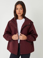 Threadbare Red Waterproof Hooded Jacket - Image 2 of 6