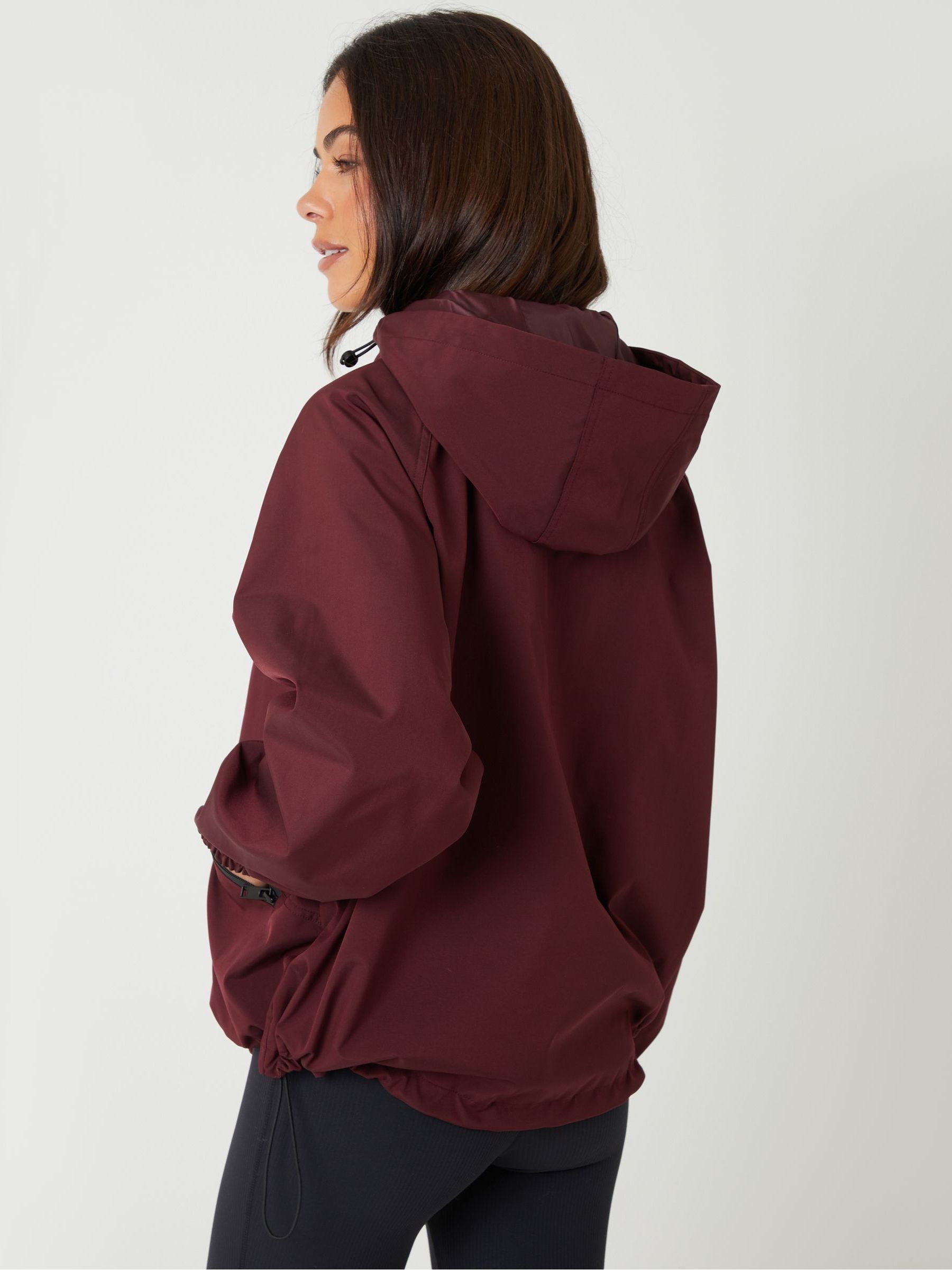 Buy Threadbare Burgundy Red Showerproof Hooded Jacket from Next
