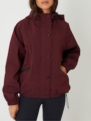 Threadbare Red Waterproof Hooded Jacket - Image 6 of 6