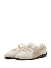 Puma White Speedcat Ballet Flats - Image 3 of 7