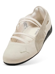 Puma White Speedcat Ballet Flats - Image 6 of 7