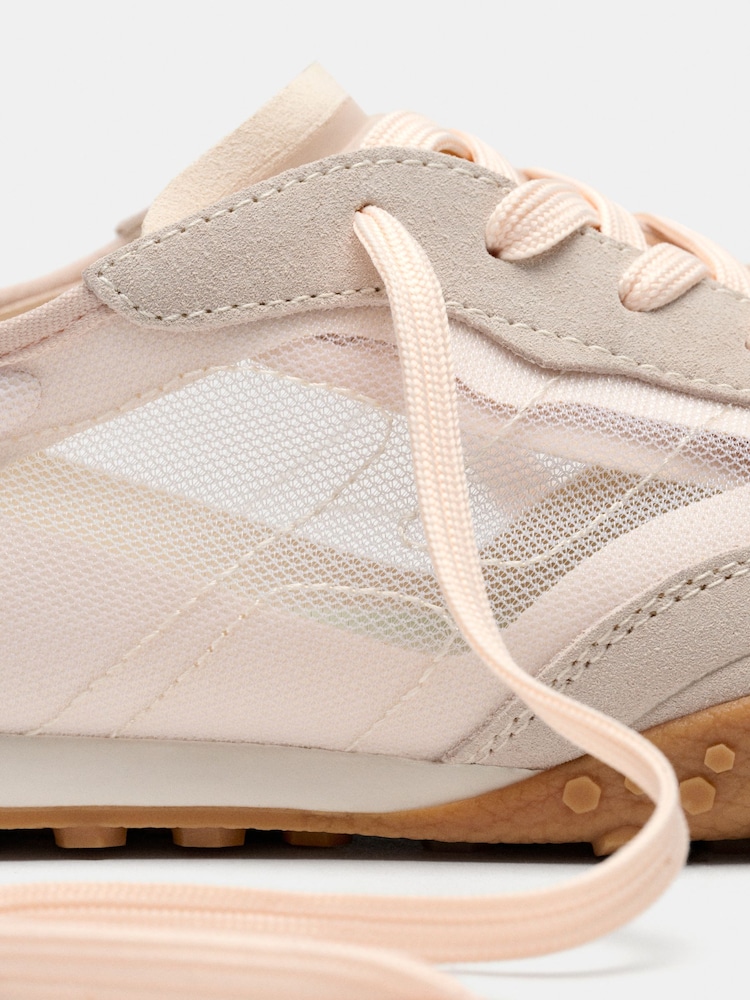 HOFF Beige Bridge Mesh Ballet Trainers - Image 6 of 6