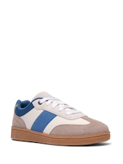 Clarks White Cypress Lace Older Trainers - Image 3 of 6