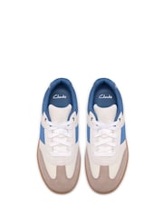 Clarks White Cypress Lace Older Trainers - Image 5 of 6