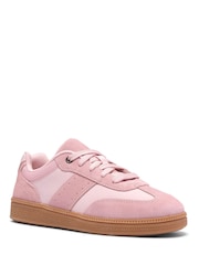 Clarks Pink Cypress Lace Older Trainers - Image 3 of 6