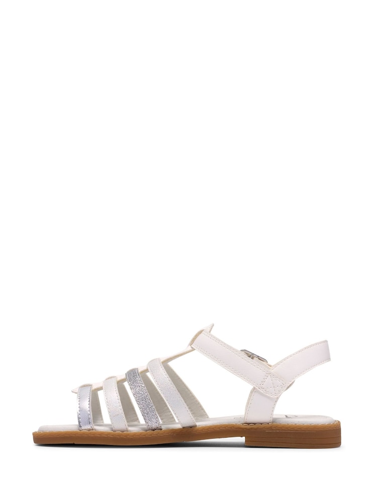 Alb - Clarks Luana Hope Sandals - Imaginea 2 din 6