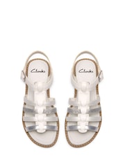 Alb - Clarks Luana Hope Sandals - Imaginea 5 din 6
