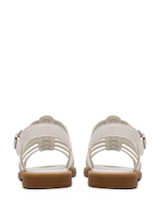 Alb - Clarks Luana Hope Sandals - Imaginea 6 din 6