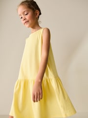 Yellow Sleeveless Jersey Dress (3-16yrs) - Image 1 of 8