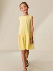 Yellow Sleeveless Jersey Dress (3-16yrs) - Image 2 of 8