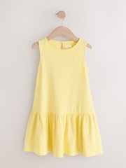 Yellow Sleeveless Jersey Dress (3-16yrs) - Image 5 of 8