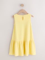 Yellow Sleeveless Jersey Dress (3-16yrs) - Image 6 of 8