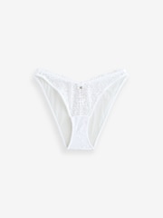 Boux Avenue White Brief Lace Billie Knickers - Image 5 of 5