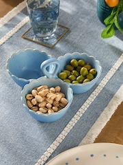 Blue Reactive Alice Scallop Edge Nibble Bowls - Image 1 of 4