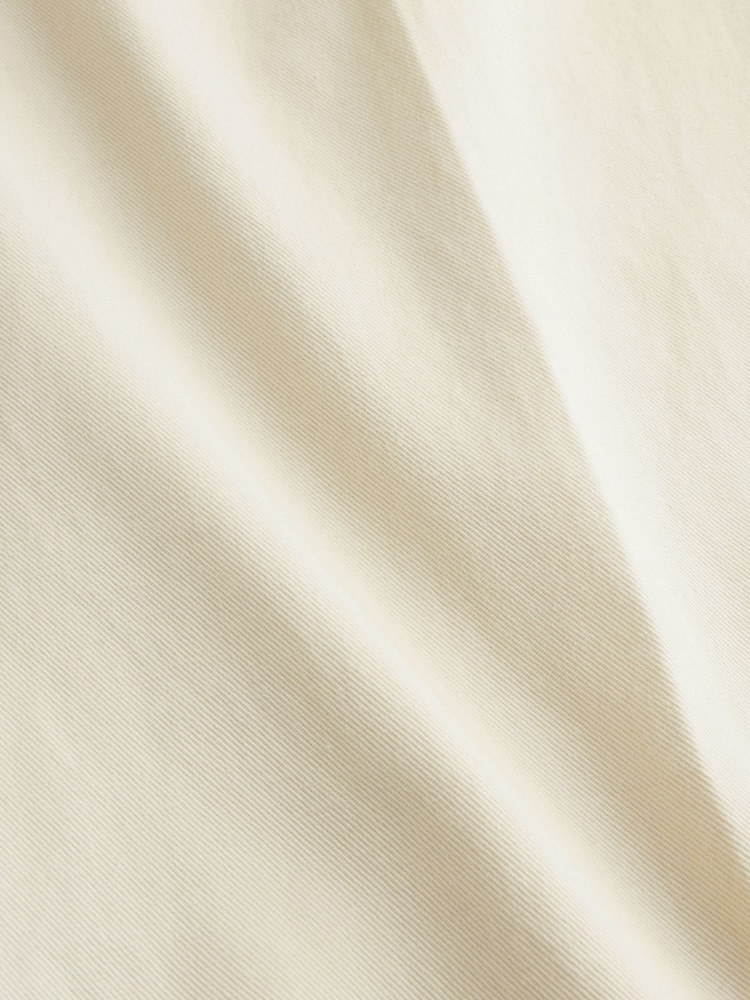 Ecru Relaxed Fit Cotton Lyocell Blend Suit Trousers - Image 11 of 11