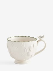 Natural Rosa Floral Teacup - Image 3 of 3