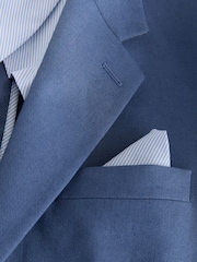 modra - Jakna sproščenega kroja iz lanene mešanice - Slika 10 iz 11