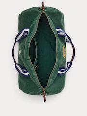 Polo Ralph Lauren Moss Agate Wimbledon Canvas Duffle Bag - Image 4 of 5