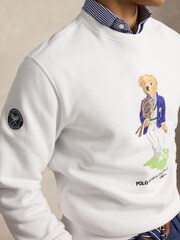 Polo Ralph Lauren White WImbledon 2026 Championship Relaxed Fit Hoodie - Image 3 of 3