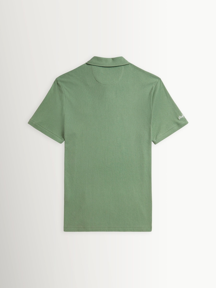 Polo Ralph Lauren Wimbledon Κοντομάνικη Μπλούζα Polo, κλασική γραμμή, από βαμβάκι/Λινό πλέγμα - Εικόνα 6 από 6