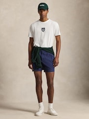 Polo Ralph Lauren White Wimbledon Crest Short Sleeve Classic Fit T-Shirt - Image 3 of 5