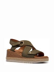 Clarks Green Kidiki Sun Sandals - Image 3 of 6
