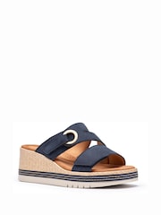 Clarks Blue Kidiki Cove Sandals - Image 3 of 6