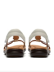 Clarks White Kitly Gem Sandals - Image 4 of 6