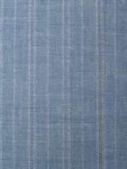 Chambray blau - Gestreifter Slim Fit-Anzug: Hose - Bild 10 von 10