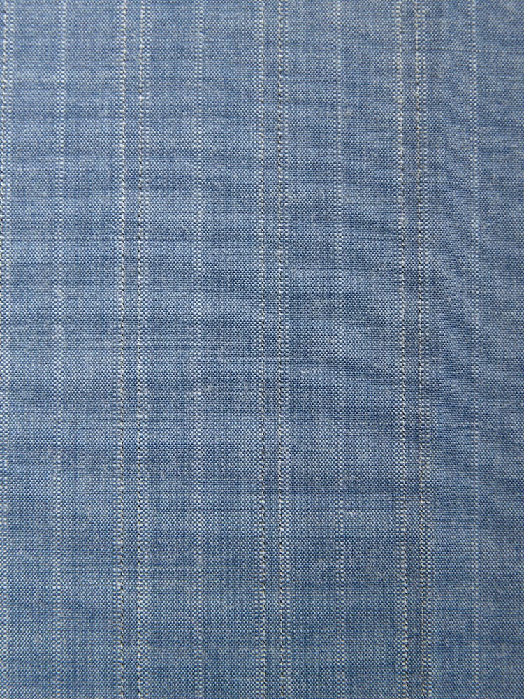 Chambray blau - Gestreifter Slim Fit-Anzug: Hose - Bild 10 von 10 Chambray blau - Gestreifter Slim Fit-Anzug: Hose - Bild 10 von 10