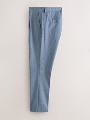 Chambray blau - Gestreifter Slim Fit-Anzug: Hose - Bild 7 von 10