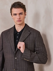 Brun - Smal passform Brun Merinoull Dressjakke - Bilde 1 av 11