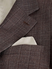 Brun - Smal passform Brun Merinoull Dressjakke - Bilde 10 av 11