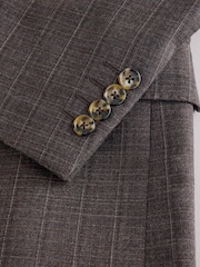 Brun - Smal passform Brun Merinoull Dressjakke - Bilde 11 av 11